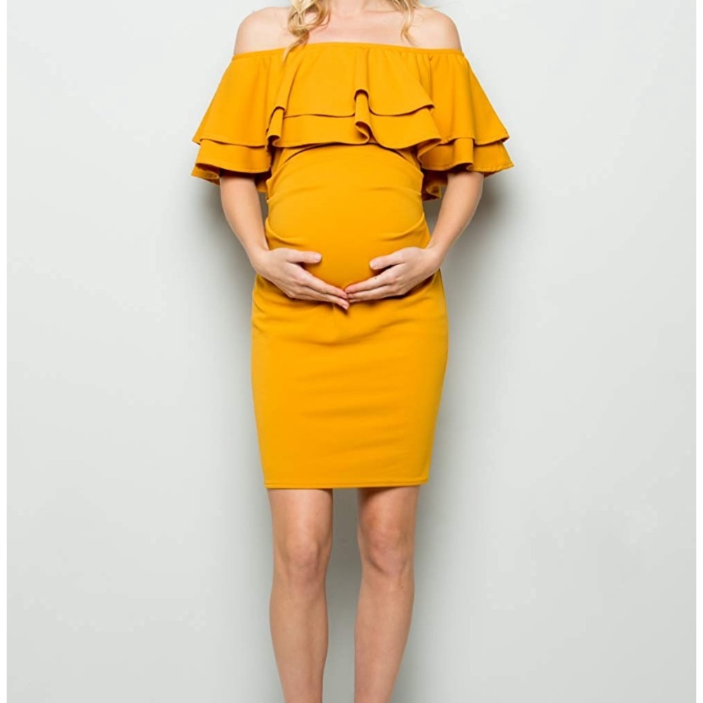 💛Yellow Maternity Dress💛